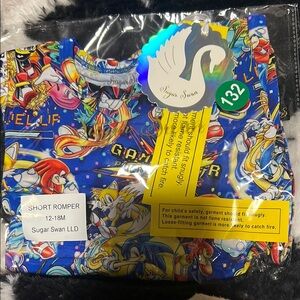 Sugar swan sonic bamboo shorty Romper